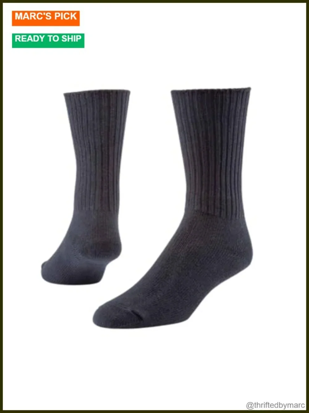 Organic Cotton Crew Socks - Mid-Calf Athletic Socks for Active Lifestyle
